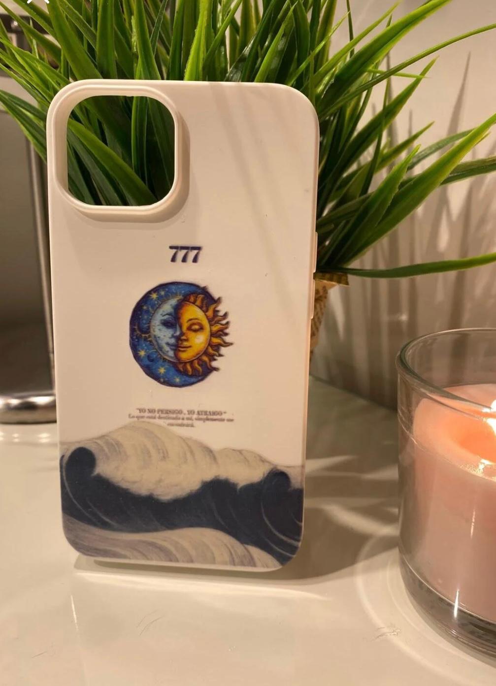 777 Ay güneşTemalı Lüx Premium İçi Kadifeli Telefon Kılıfı KOD 055