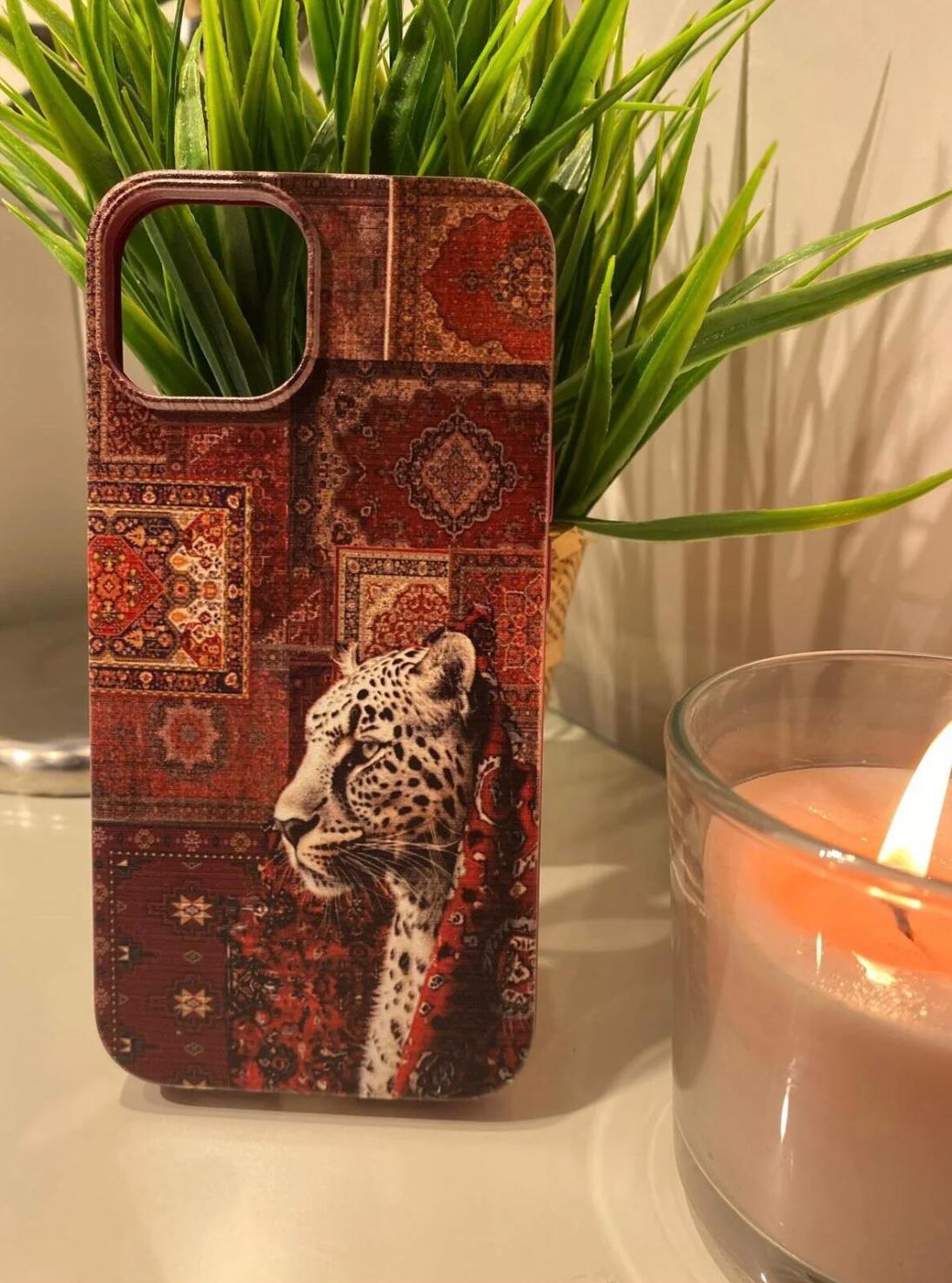Sanat Temalı Lüx Premium İçi Kadifeli Telefon Kılıfı KOD 034