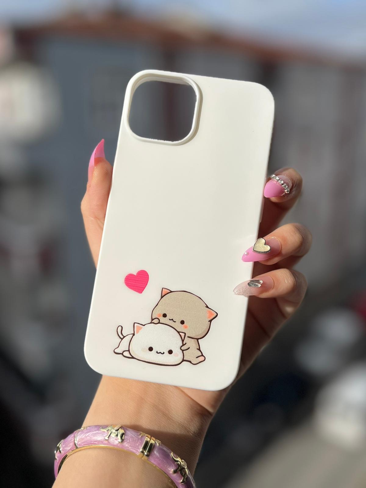 Bubu ve Dudu Temalı Lüx Premium İçi Kadifeli Telefon Kılıfı KOD 142