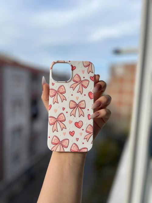 Fiyonk Temalı Lüx Premium İçi Kadifeli Telefon Kılıfı KOD 144