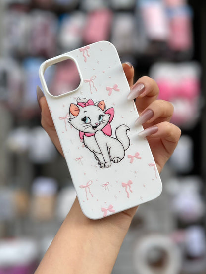Kedi Temalı Lüx Premium İçi Kadifeli Telefon Kılıfı KOD 153