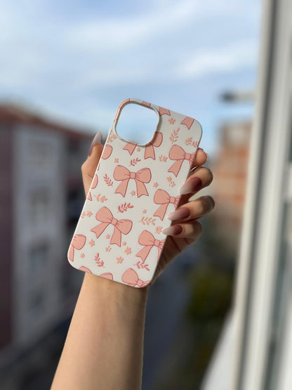 Fiyonk Temalı Lüx Premium İçi Kadifeli Telefon Kılıfı KOD 145