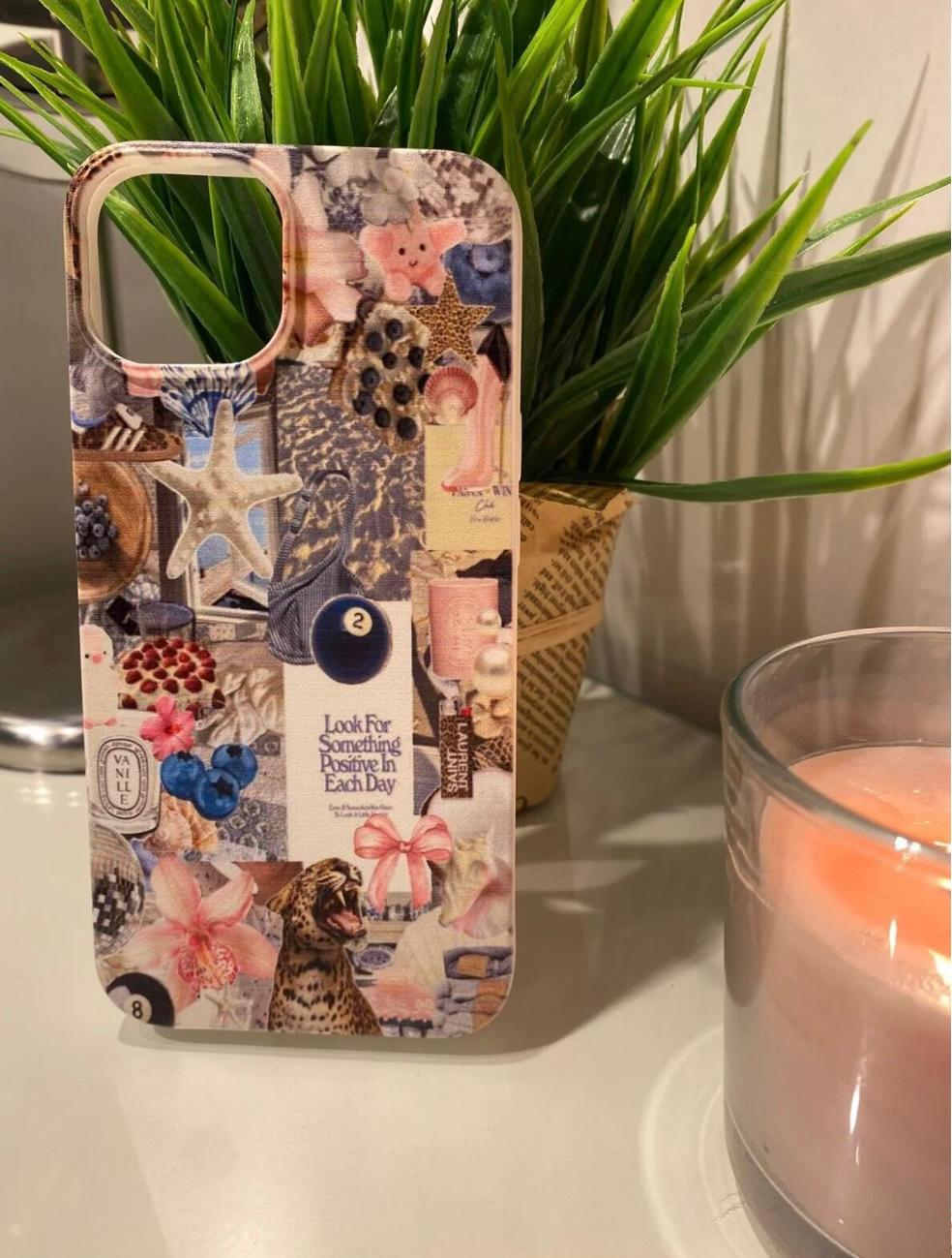 Eğlence Temalı Lüx Premium İçi Kadifeli Telefon Kılıfı KOD 043