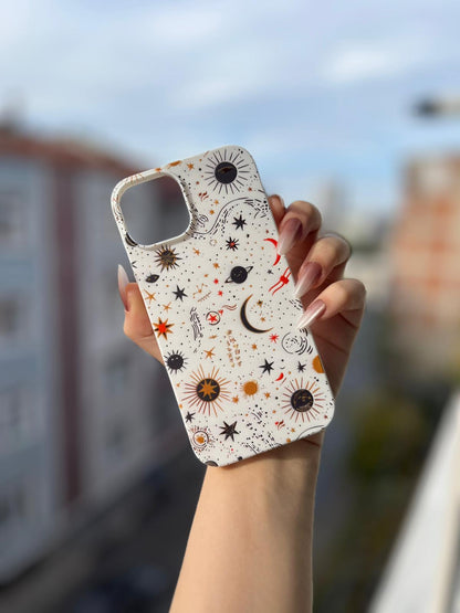 Uzay Temalı Lüx Premium İçi Kadifeli Telefon Kılıfı KOD 147