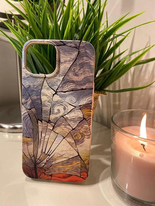 Sanat Temalı Lüx Premium İçi Kadifeli Telefon Kılıfı KOD 030