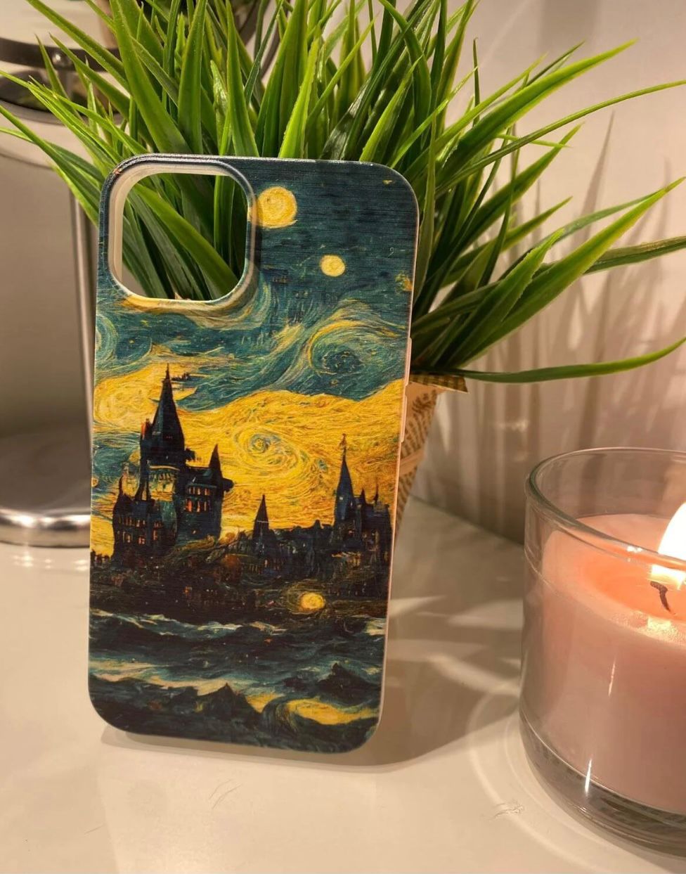 Sanat Temalı Lüx Premium İçi Kadifeli Telefon Kılıfı KOD 010
