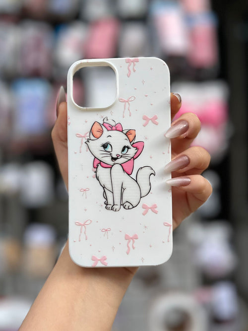Kedi Temalı Lüx Premium İçi Kadifeli Telefon Kılıfı KOD 153