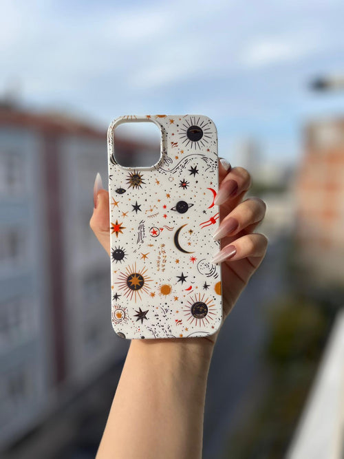 Uzay Temalı Lüx Premium İçi Kadifeli Telefon Kılıfı KOD 147