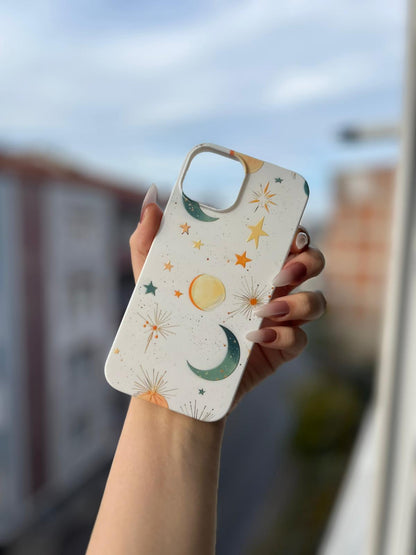 Uzay Temalı Lüx Premium İçi Kadifeli Telefon Kılıfı KOD 146