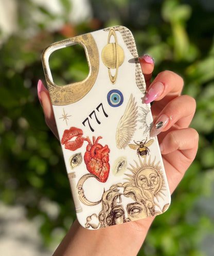 777 Temalı Lüx Premium İçi Kadifeli Telefon Kılıfı KOD 140