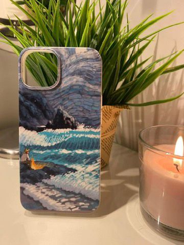 Sanat Temalı Lüx Premium İçi Kadifeli Telefon Kılıfı KOD 047