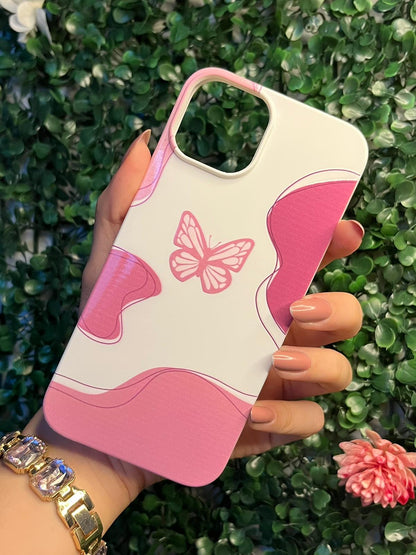 Kelebek Temalı Lüx Premium İçi Kadifeli Telefon Kılıfı KOD 162