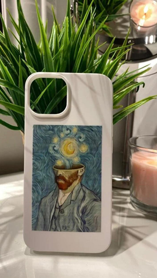 Van Gogh Temalı Lüx Premium İçi Kadifeli Telefon Kılıfı KOD 059